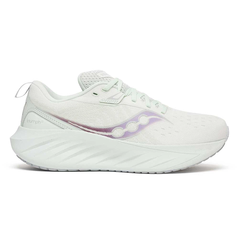 Saucony Women's Triumph 22 Running Shoe - White/Foam - Regular (B) 3 Saucony Women's Triumph 22 Running Shoe - White/Foam - Regular (B)