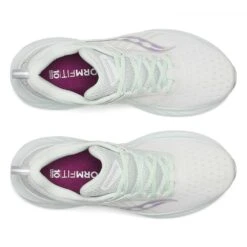 Saucony Women's Triumph 22 Running Shoe - White/Foam - Regular (B) 11 Saucony Women's Triumph 22 Running Shoe - White/Foam - Regular (B) -Gazelle Sports Shop S10964 245 5