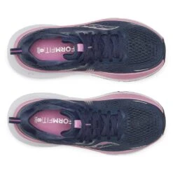 Saucony Women's Guide 18 Running Shoe - Navy/Orchid - Regular (B) -Gazelle Sports Shop S10998 205 5