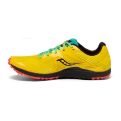 Saucony Women's Kilkenny XC8 Spike - Yellow Mutant- Regular (B) -Gazelle Sports Shop S19068 10 2