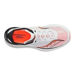 Saucony Men's Endorphin Pro 3 Racing Shoe - White/Black/Vizi- Regular (D) 9 Saucony Men's Endorphin Pro 3 Racing Shoe - White/Black/Vizi- Regular (D) -Gazelle Sports Shop S20755 85 3