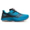 Saucony Men's Endorphin Edge Trail Shoe- Ocean/Black- Regular (D) -Gazelle Sports Shop S20773 31 1