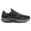 Saucony Men's Ride 15 Tr Gtx Trail Shoe - Black/Charcoal -Gazelle Sports Shop S20799 10 1