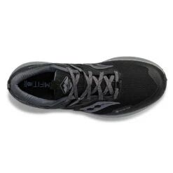 Saucony Men's Ride 15 Tr Gtx Trail Shoe - Black/Charcoal 10 Saucony Men's Ride 15 Tr Gtx Trail Shoe - Black/Charcoal -Gazelle Sports Shop S20799 10 3