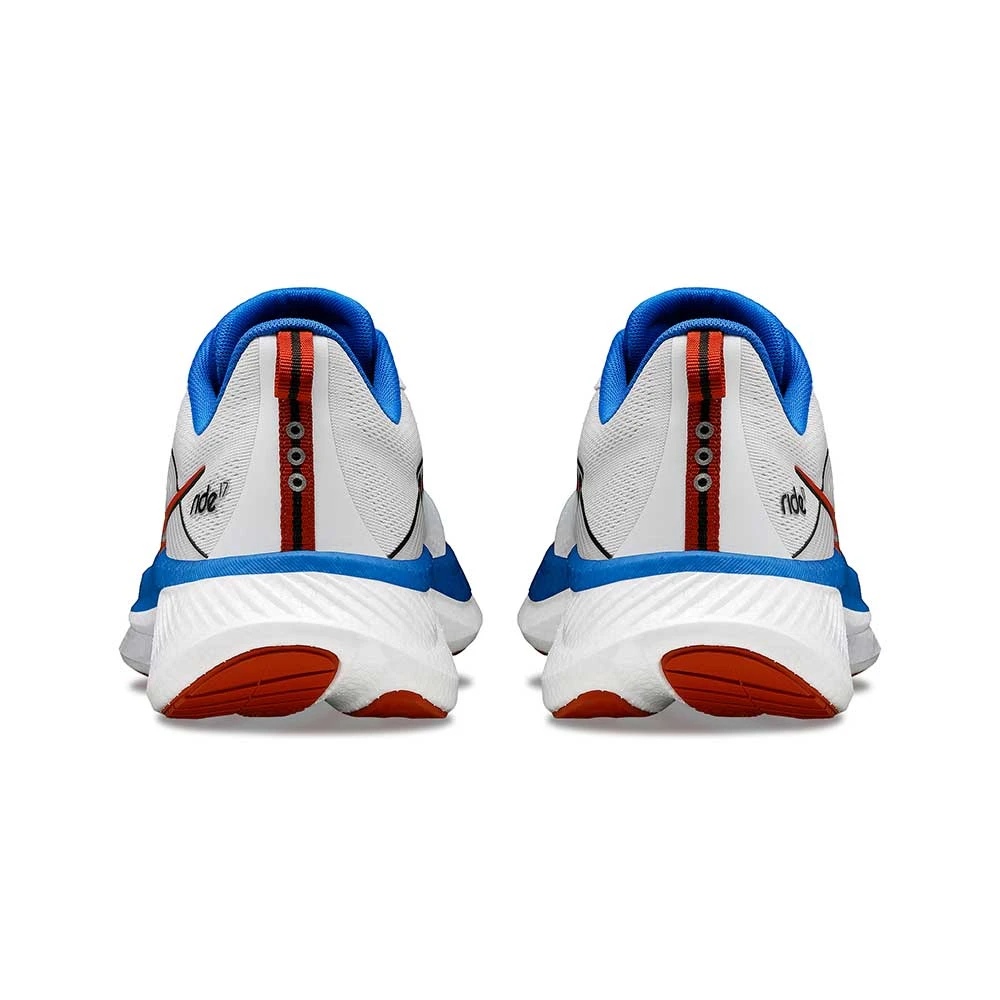 Saucony Men's Ride 17 Running Shoe - White/Cobalt - Regular (D) 7 Saucony Men's Ride 17 Running Shoe - White/Cobalt - Regular (D) - Image 5