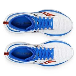 Saucony Men's Ride 17 Running Shoe - White/Cobalt - Regular (D) 11 Saucony Men's Ride 17 Running Shoe - White/Cobalt - Regular (D) -Gazelle Sports Shop S20924 105 5