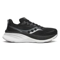 Saucony Men's Hurricane 24 Running Shoe - Black/Carbon - Regular (D)