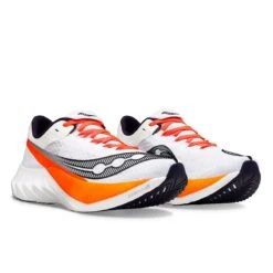 Saucony Men's Endorphin Pro 4 Running Shoe - White/Black - Regular (D) 9 Saucony Men's Endorphin Pro 4 Running Shoe - White/Black - Regular (D) -Gazelle Sports Shop S20939 129 2