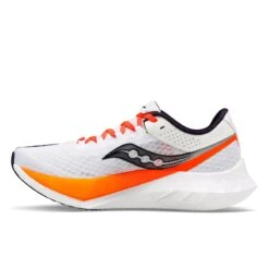 Saucony Men's Endorphin Pro 4 Running Shoe - White/Black - Regular (D) 10 Saucony Men's Endorphin Pro 4 Running Shoe - White/Black - Regular (D) -Gazelle Sports Shop S20939 129 3