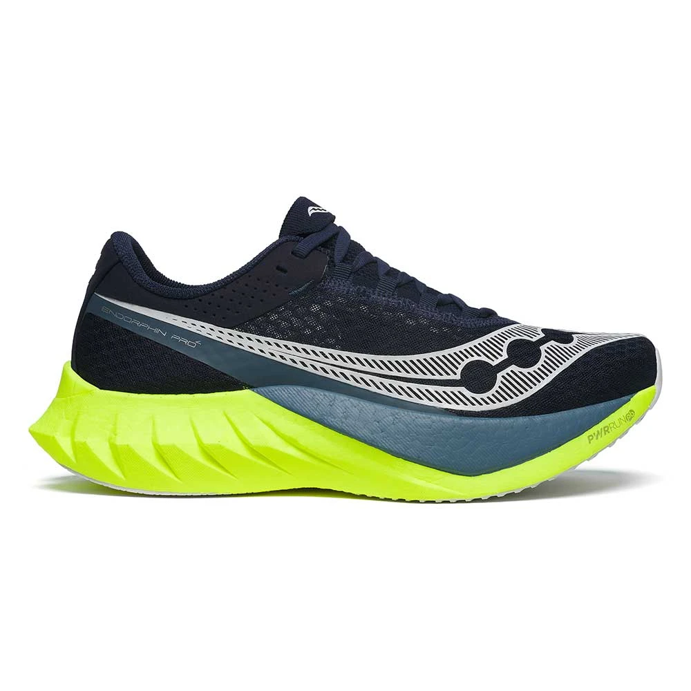 Saucony Men's Endorphin Pro 4 Running Shoe - Navy/Citron - Regular (D) 3 Saucony Men's Endorphin Pro 4 Running Shoe - Navy/Citron - Regular (D)