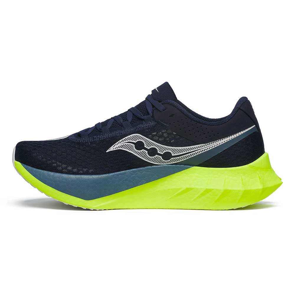 Saucony Men's Endorphin Pro 4 Running Shoe - Navy/Citron - Regular (D) 5 Saucony Men's Endorphin Pro 4 Running Shoe - Navy/Citron - Regular (D) - Image 3
