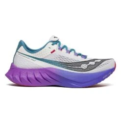 Saucony Men's Endorphin Pro 4 Running Shoe - White/Shadow - Regular (D)