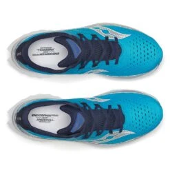 Saucony Men's Endorphin Speed 4 Running Shoe - ViZiBlue/Navy - Regular (D) -Gazelle Sports Shop S20940 220 5