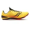 Saucony Men's Ballista MD Track Spike - Vizigold/Vizired- Regular (D) -Gazelle Sports Shop S29071 16 1