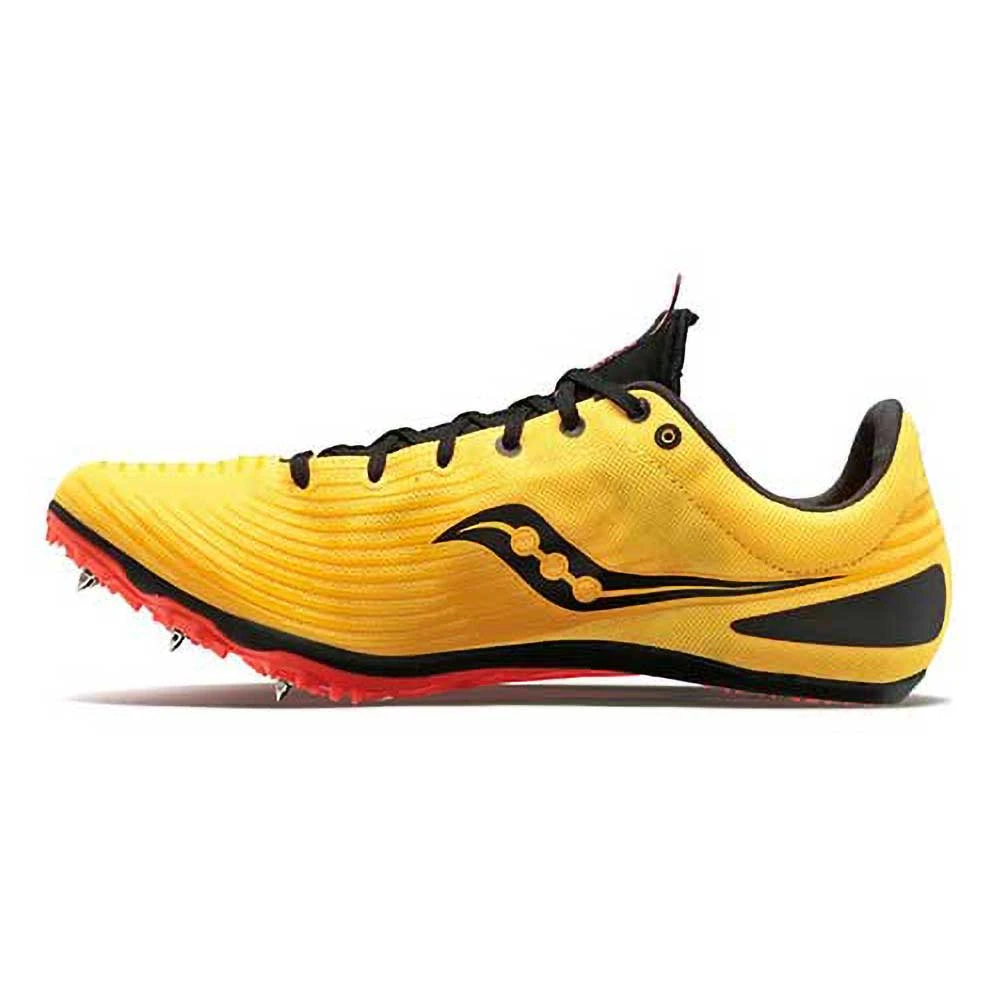 Saucony Men's Ballista MD Track Spike - Vizigold/Vizired- Regular (D) 4 Saucony Men's Ballista MD Track Spike - Vizigold/Vizired- Regular (D) - Image 2