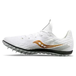 Saucony Men's Havok XC3 Spike -White - Regular (D) 11 Saucony Men's Havok XC3 Spike -White - Regular (D) -Gazelle Sports Shop S29074 13 2