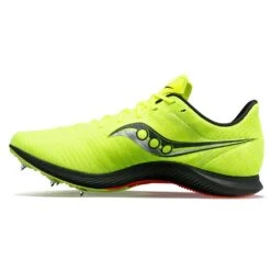 Saucony Men's Velocity MP Track Spike - Citron/Black -Gazelle Sports Shop S29099 05 2