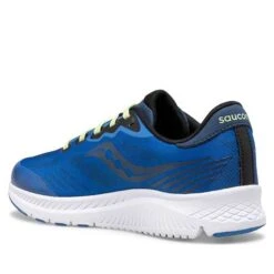 Saucony Youth Ride 14 Running Shoe - Blue 9 Saucony Youth Ride 14 Running Shoe - Blue -Gazelle Sports Shop SAUK SK265073 Ride14 100820 AW21 02
