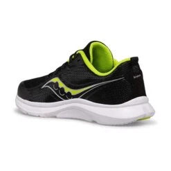 Saucony Youth Kinvara 13 Running Shoe - Black/Lime 8 Saucony Youth Kinvara 13 Running Shoe - Black/Lime -Gazelle Sports Shop SK265520 2 1
