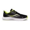 Saucony Youth Kinvara 13 Running Shoe - Black/Lime -Gazelle Sports Shop SK265520 3 1