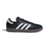 ADIDAS Men's Samba Indoor Soccer Shoe - Core Black/Cloud White/Vivid Red - Regular (D) 2 ADIDAS Men's Samba Indoor Soccer Shoe - Core Black/Cloud White/Vivid Red - Regular (D) -Gazelle Sports Shop Samba Indoor Soccer Cleats Black IH6000 01 standard hover