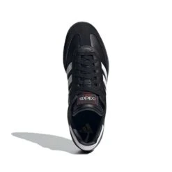 ADIDAS Men's Samba Indoor Soccer Shoe - Core Black/Cloud White/Vivid Red - Regular (D) 13 ADIDAS Men's Samba Indoor Soccer Shoe - Core Black/Cloud White/Vivid Red - Regular (D) -Gazelle Sports Shop Samba Indoor Soccer Cleats Black IH6000 02 standard