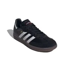 ADIDAS Men's Samba Indoor Soccer Shoe - Core Black/Cloud White/Vivid Red - Regular (D) 10 ADIDAS Men's Samba Indoor Soccer Shoe - Core Black/Cloud White/Vivid Red - Regular (D) -Gazelle Sports Shop Samba Indoor Soccer Cleats Black IH6000 04 standard