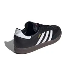ADIDAS Men's Samba Indoor Soccer Shoe - Core Black/Cloud White/Vivid Red - Regular (D) 12 ADIDAS Men's Samba Indoor Soccer Shoe - Core Black/Cloud White/Vivid Red - Regular (D) -Gazelle Sports Shop Samba Indoor Soccer Cleats Black IH6000 05 standard