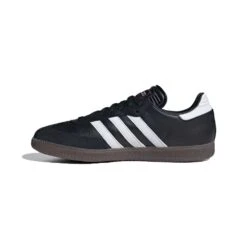 ADIDAS Men's Samba Indoor Soccer Shoe - Core Black/Cloud White/Vivid Red - Regular (D) 11 ADIDAS Men's Samba Indoor Soccer Shoe - Core Black/Cloud White/Vivid Red - Regular (D) -Gazelle Sports Shop Samba Indoor Soccer Cleats Black IH6000 06 standard