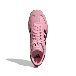 ADIDAS Men's Samba Messi Indoor Soccer Shoe - Light Pink/Core Black/Gum - Regular (D) -Gazelle Sports Shop Samba Messi Cleats Pink JP7844 02 standard