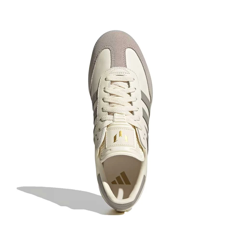 ADIDAS Men's Samba Messi Indoor Soccer Shoe - Cream White/Light Brown/Gold Met - Regular (D) 8 ADIDAS Men's Samba Messi Indoor Soccer Shoe - Cream White/Light Brown/Gold Met - Regular (D) - Image 6