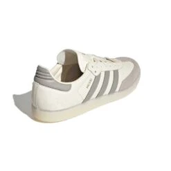 ADIDAS Men's Samba Messi Indoor Soccer Shoe - Cream White/Light Brown/Gold Met - Regular (D) 12 ADIDAS Men's Samba Messi Indoor Soccer Shoe - Cream White/Light Brown/Gold Met - Regular (D) -Gazelle Sports Shop Samba Messi Indoor Soccer Shoes White JQ0266 05 standard