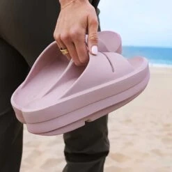 OOfos Women's Oomega Ooahh Sandal - Stardust - Regular (B) -Gazelle Sports Shop Stardust OOmegaOOahh1 932x680 7c2d7f74 43a0 4fa7 b715 2e2cb2129232