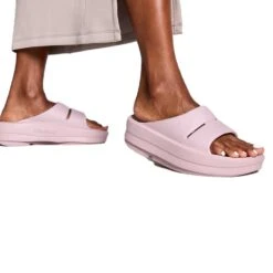 OOfos Women's Oomega Ooahh Sandal - Stardust - Regular (B) -Gazelle Sports Shop Stardust OOmegaOOahh3 932x680 22d6e04b 2e3b 4951 8551 b2298408ab0e