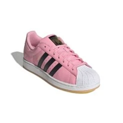 ADIDAS Superstar Messi Lifestyle Shoe - Light Pink/Core Black/Gold Metallic - Regular (D) -Gazelle Sports Shop Superstar Messi Shoes Pink JR1520 04 standard 1