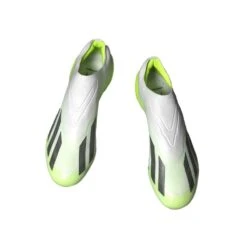 ADIDAS Unisex X Crazyfast .1 Laceless FG Soccer Cleat - Cloud White / Core Black / Lucid Lemon - Regular (D) 7 ADIDAS Unisex X Crazyfast .1 Laceless FG Soccer Cleat - Cloud White / Core Black / Lucid Lemon - Regular (D) -Gazelle Sports Shop X CRAZYFAST.1 LL FG White GY7378 HM5