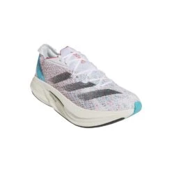ADIDAS Men's Adizero Prime X 2 Strung Running Shoe - FTWR White/Core Black/Lucid Cyan - Regular (D) -Gazelle Sports Shop hp9709 D 1