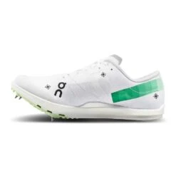 On Running Men's Cloudspike 1500m Track Spike - Undyed White/Mint- Regular (D) -Gazelle Sports Shop hroig5qzknlneqtdujo4