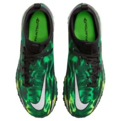 Nike JR Phantom GT2 DF SW TF Soccer Shoe - Black/Mtlc Platinum/Green Strike 11 Nike JR Phantom GT2 DF SW TF Soccer Shoe - Black/Mtlc Platinum/Green Strike -Gazelle Sports Shop nike phantom gt2 academy df tf sw jr dm0741 003 football shoes green multicolor green 1 790x790 1