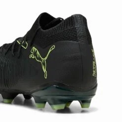 Men's Future 8 Match FG/AG Soccer Cleat - Puma Black/Fizzy Light/Green Terrain - Regular (D) -Gazelle Sports Shop png 7