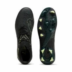 Men's Future 8 Match FG/AG Soccer Cleat - Puma Black/Fizzy Light/Green Terrain - Regular (D) -Gazelle Sports Shop png 8