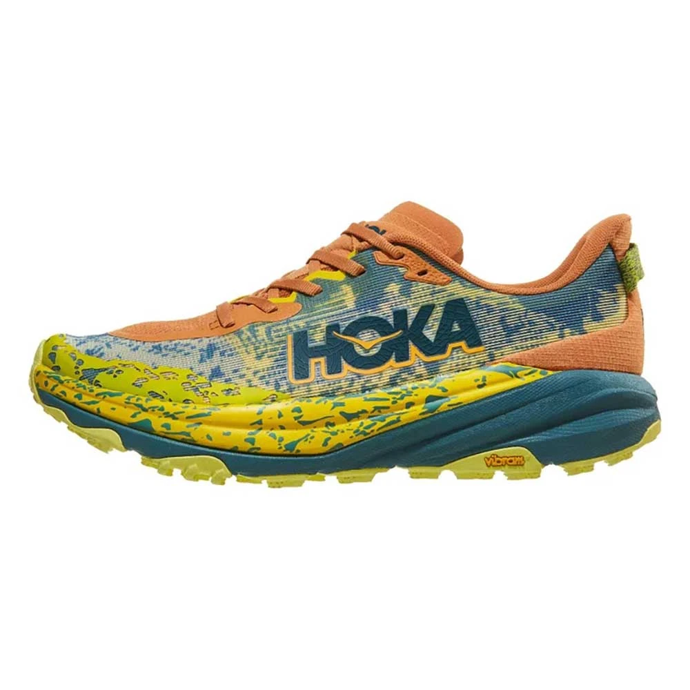 Hoka Men's Speedgoat 6 Trail Running Shoe - Terra Cotta/Mountain Fog - Regular (D) 5 Hoka Men's Speedgoat 6 Trail Running Shoe - Terra Cotta/Mountain Fog - Regular (D) - Image 3
