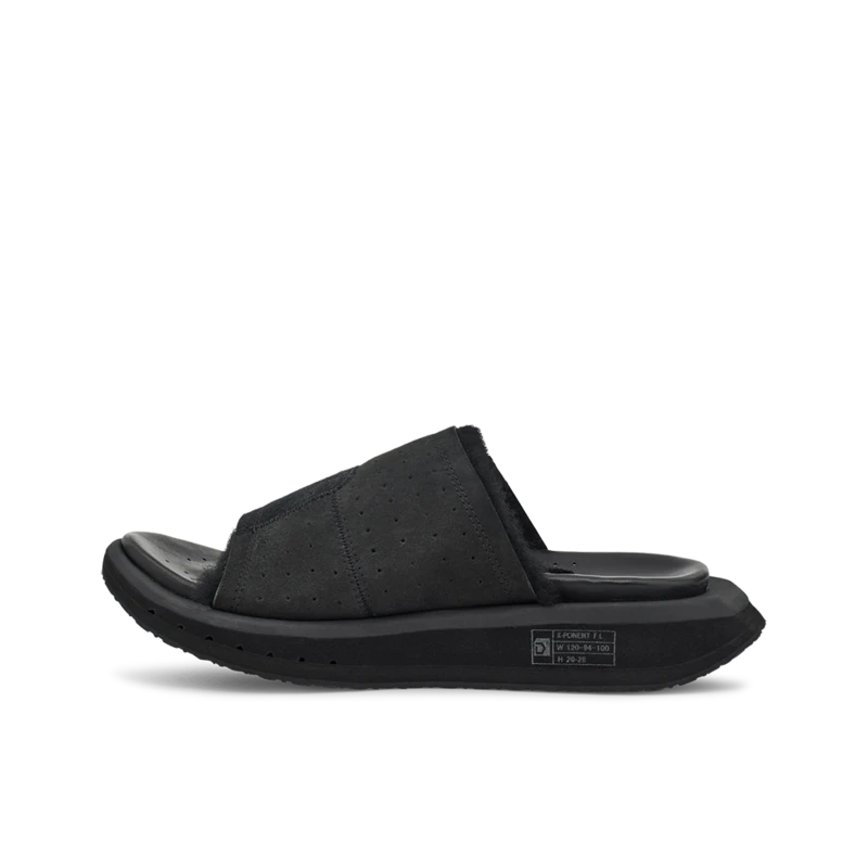 Women's KO-Z Slide Sandal - Black/Dark Grey- Regular (B) 4 Women's KO-Z Slide Sandal - Black/Dark Grey- Regular (B) - Image 2