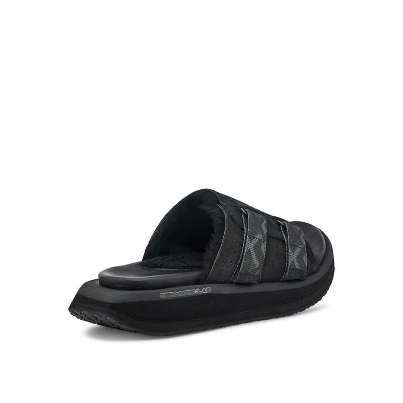 Women's KO-Z Slide Sandal - Black/Dark Grey- Regular (B) 6 Women's KO-Z Slide Sandal - Black/Dark Grey- Regular (B) - Image 4