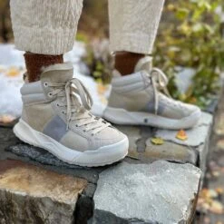 Women's X-Scape SPSK Mid Boot- Blanc/Off White- Regular (B) -Gazelle Sports Shop womens x scape spsk mid blanc off white ls 1 800x 3f83bf6e 8fac 41d8 9947 c90dce63be6e