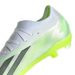 Unisex Adidas X CRAZYFAST.2 FG Soccer Shoe - White, Core Black, Lucid Lemon - Regular (D) -Gazelle Sports Shop zapatos adidas x crazyfast 2 firm ground boots hq4533 ftwwht cblack luclem 0000302546732 5